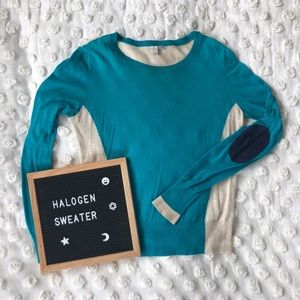 Halogen Turquoise Sweater